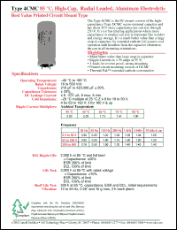 Click here to download 4CMC154M035BD8 Datasheet