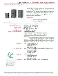 Click here to download 381LQ272M063H022 Datasheet