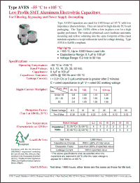 Click here to download AVES226M25D16T-F Datasheet