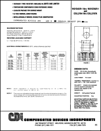 Click here to download CDLL3154 Datasheet