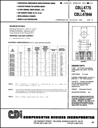 Click here to download CDLL4775A Datasheet