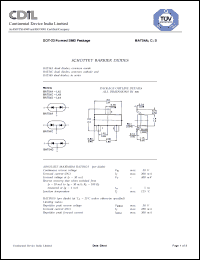 Click here to download BAT54 Datasheet