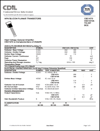 Click here to download CSC1573A Datasheet