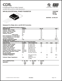 Click here to download CDD2395 Datasheet