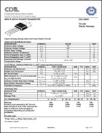 Click here to download CDL13005B Datasheet