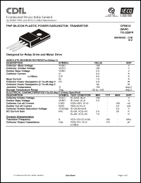 Click here to download CFB612 Datasheet