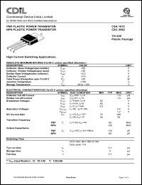 Click here to download CSA1012Y Datasheet