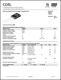 Click here to download CSB1436 Datasheet