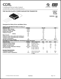 Click here to download CSB810 Datasheet