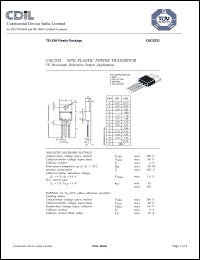 Click here to download CSC2233 Datasheet