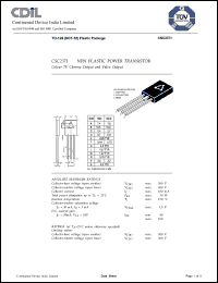 Click here to download CSC2371K Datasheet
