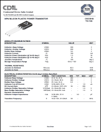 Click here to download CSC3619 Datasheet