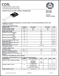 Click here to download MJE13003 Datasheet