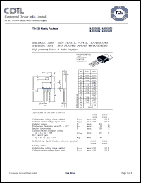 Click here to download MJE15028 Datasheet