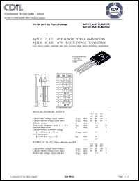 Click here to download MJE170 Datasheet
