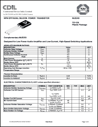 Click here to download MJE243 Datasheet