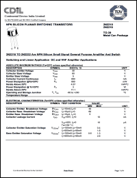 Click here to download 2N2218 Datasheet