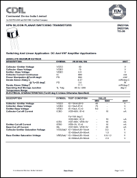 Click here to download 2N2219A Datasheet