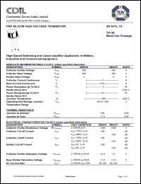 Click here to download 2N5416 Datasheet