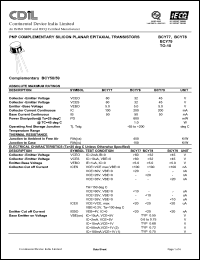 Click here to download BCY77 Datasheet