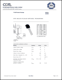 Click here to download 2N3705 Datasheet