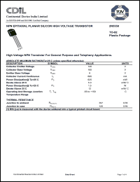Click here to download 2N5550 Datasheet