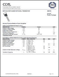 Click here to download 2N6705 Datasheet