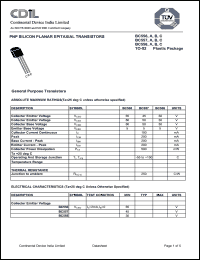 Click here to download BC557C Datasheet