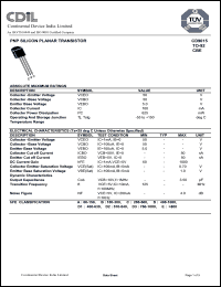 Click here to download CD9015E Datasheet