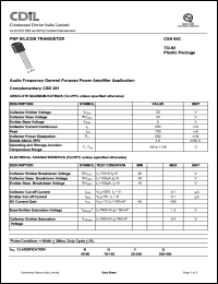 Click here to download CSA643G Datasheet