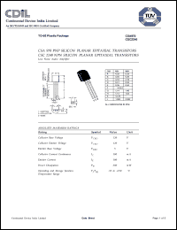 Click here to download CSC2240BL Datasheet