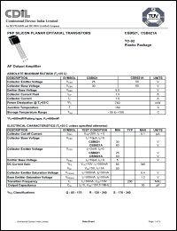 Click here to download CSB621R Datasheet