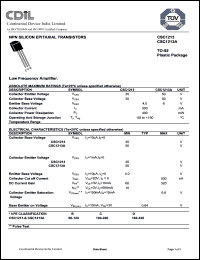 Click here to download CSC1213AC Datasheet