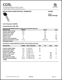 Click here to download CSC458C Datasheet