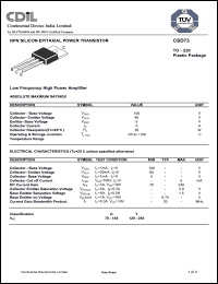 Click here to download CSD73 Datasheet
