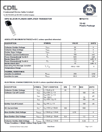 Click here to download MPS5172 Datasheet