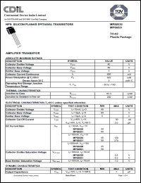 Click here to download MPS6530 Datasheet