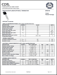 Click here to download MPSH10 Datasheet