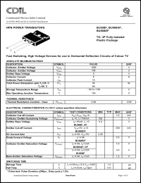 Click here to download BU508DF Datasheet