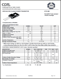 Click here to download CFB1063P Datasheet