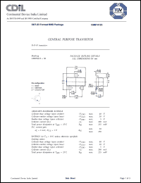 Click here to download CMBT4123 Datasheet