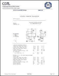 Click here to download CMBT4124 Datasheet