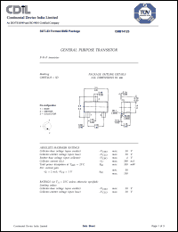 Click here to download CMBT4125 Datasheet