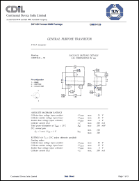 Click here to download CMBT4126 Datasheet