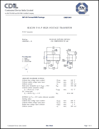 Click here to download CMBT5401 Datasheet