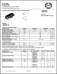 Click here to download CMBT8098 Datasheet