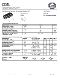 Click here to download CMBT8550D Datasheet
