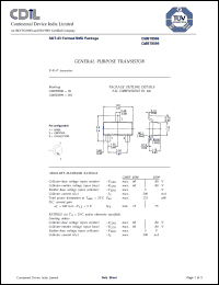 Click here to download CMBT8598 Datasheet