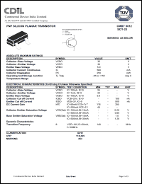Click here to download CMBT9012 Datasheet