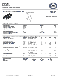 Click here to download CMBT9014C Datasheet